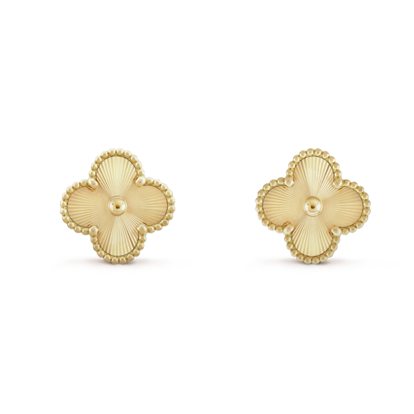 18K Van Cleef & Arpels Vintage Alhambra Earrings
