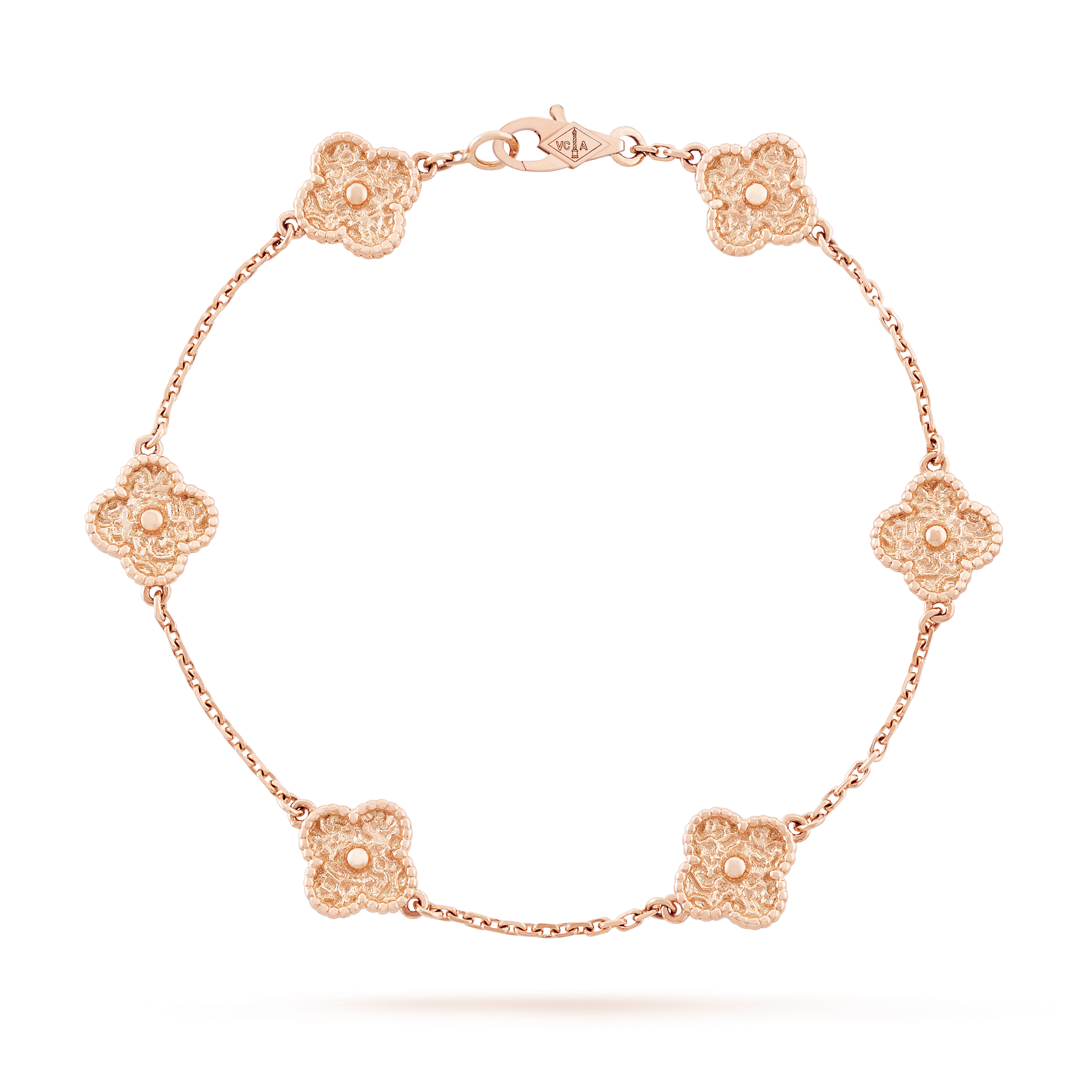 18K Van Cleef & Arpels Sweet Alhambra Six Motifs Bracelet