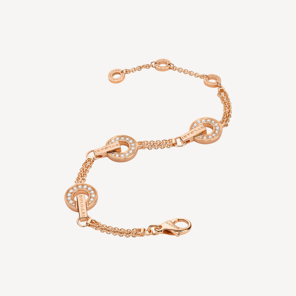 18K BVLGARI BV Openwork Bracelet