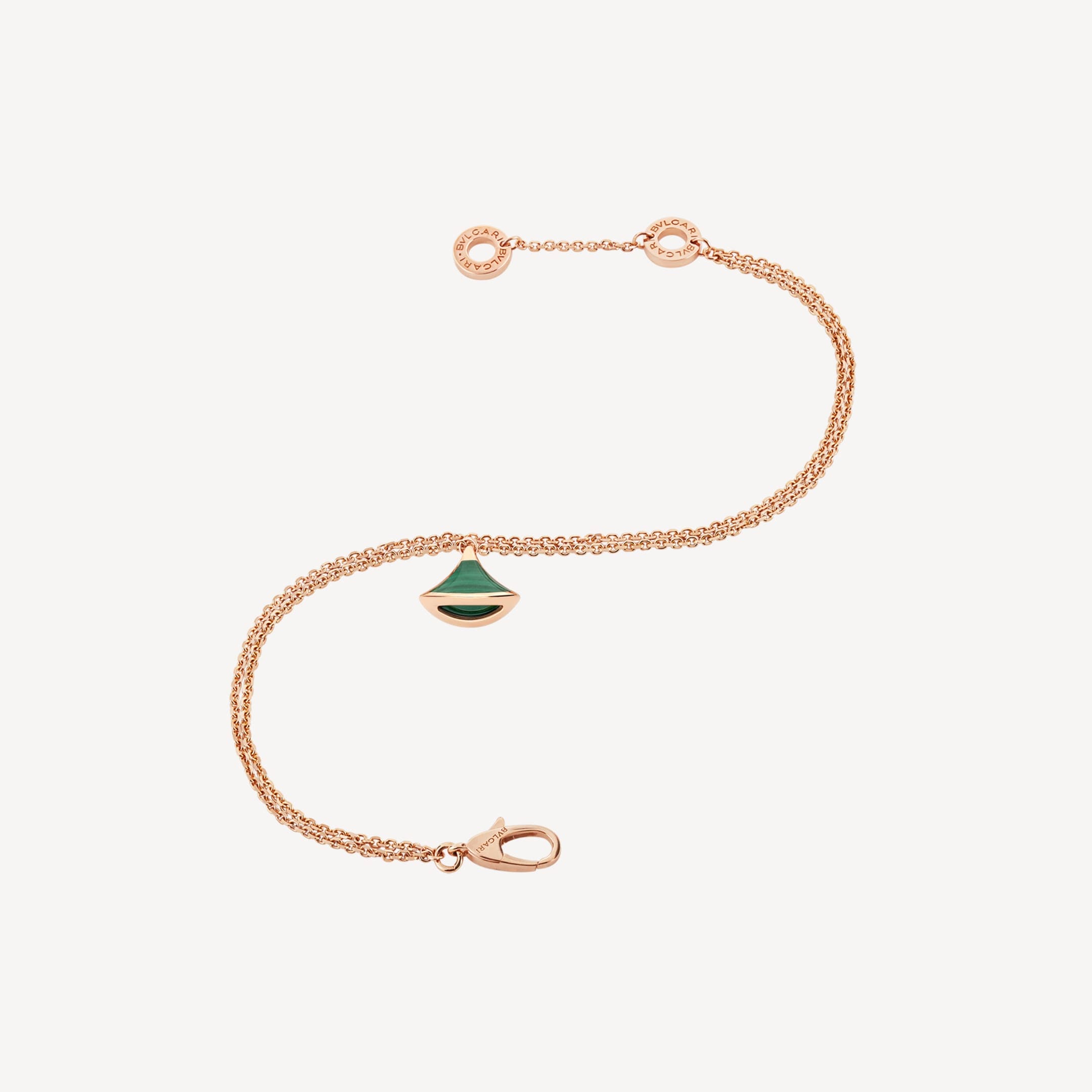 18K BVLGARI DIVAS' DREAM Malachite Bracelet