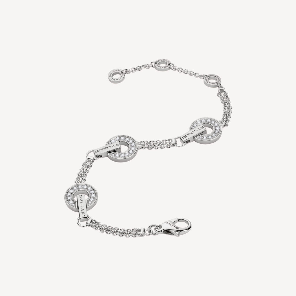 18K BVLGARI BV Openwork Bracelet