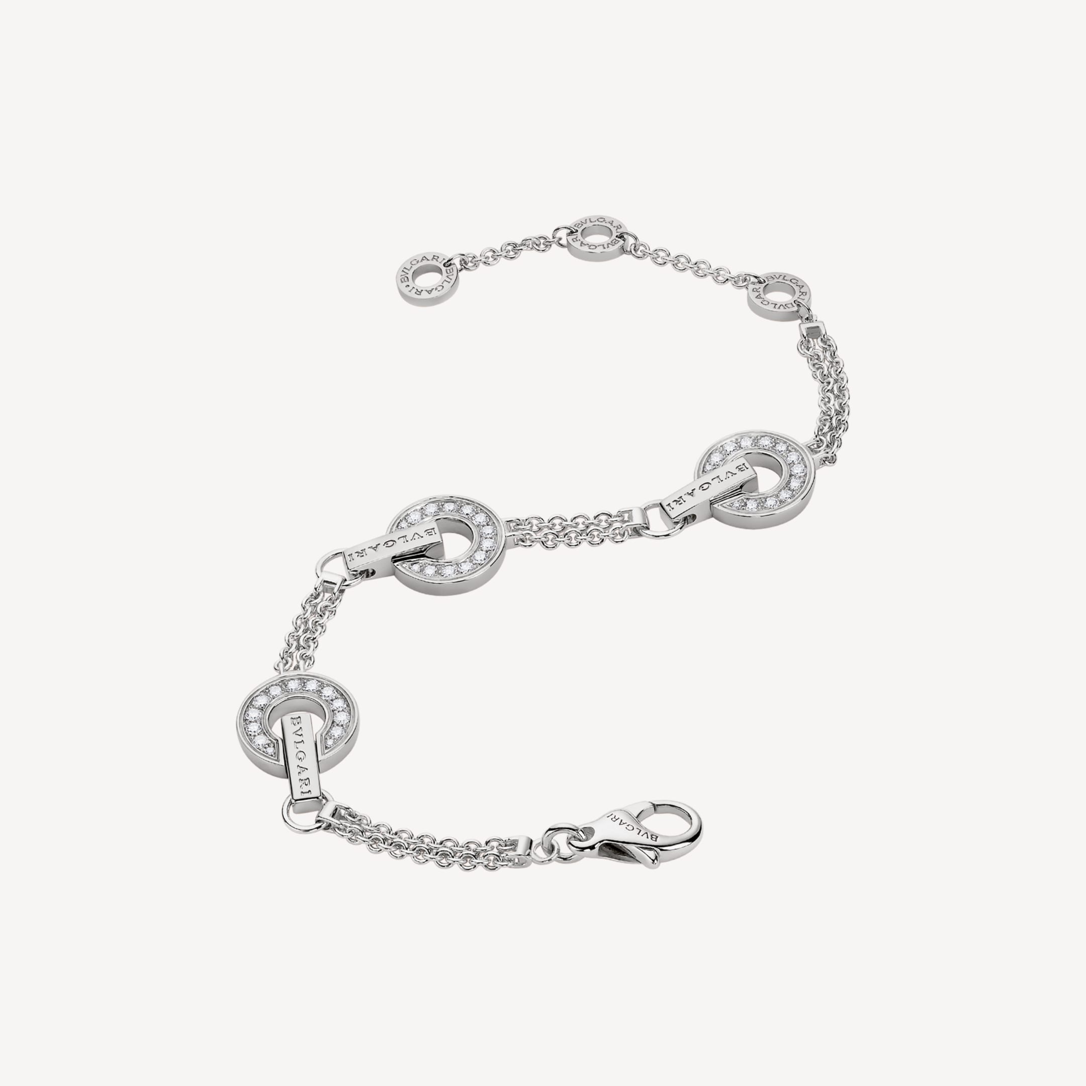 18K BVLGARI BV Openwork Bracelet