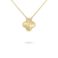 18K Van Cleef & Arpels Vintage Alhambra Pendant Clover Necklace