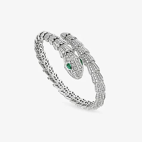 18K BVLGARI BV Serpenti Tubolari Diamond Bracelet