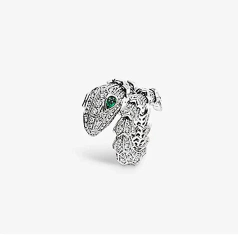 18K BVLGARI BV Serpenti Tubolari Ring