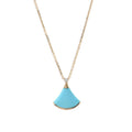 18K BVLGARI BV Divas' Dream Turquoise Pendant Necklace