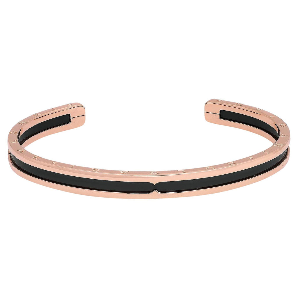 18K BVLGARI B.Zero1 Black Ceramic Bracelet