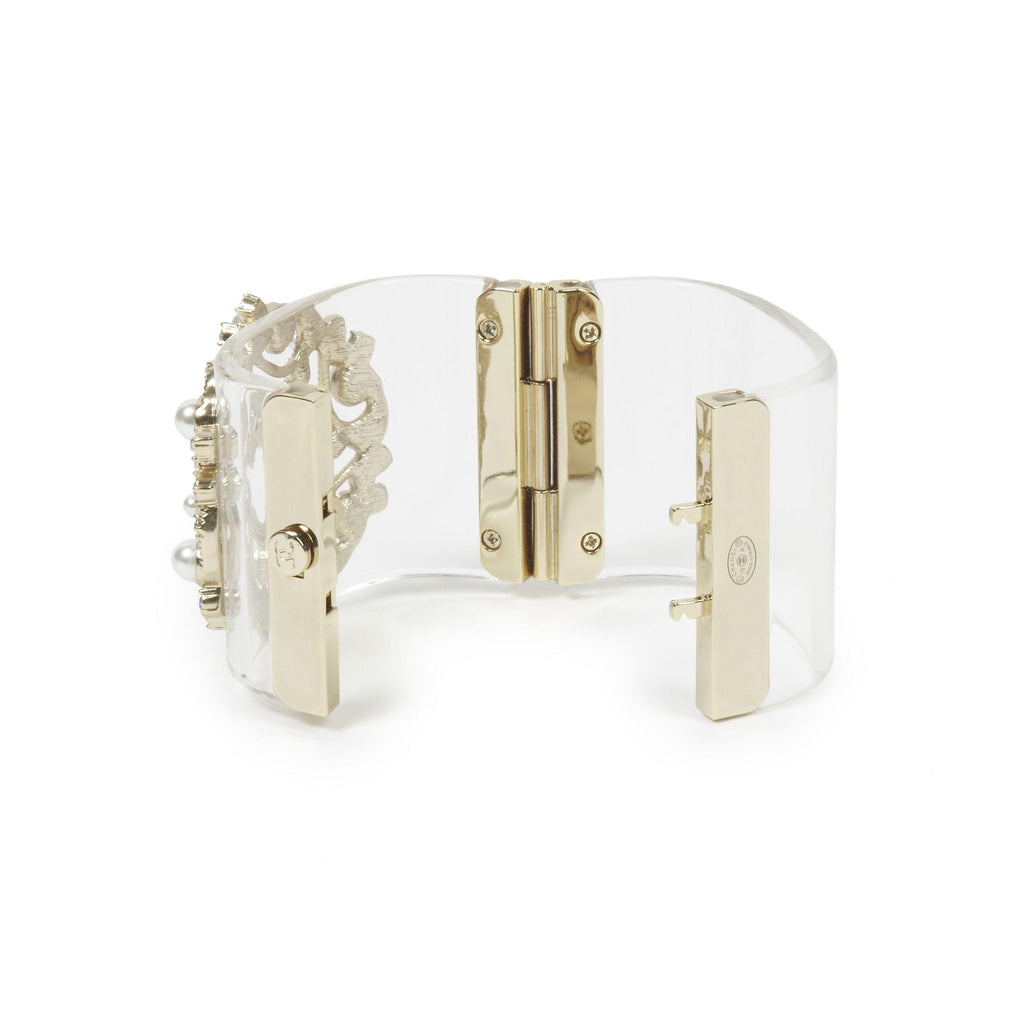 18K Chanel Transparent Cuff Bracelet
