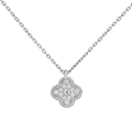 18K Van Cleef & Arpels Sweet Alhambra Diamond Necklace