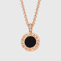 18K BVLGARI BV Black Ceramic Necklace
