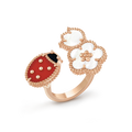 18K Van Cleef & Arpels Lucky Spring Ring