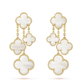 18K Van Cleef & Arpels Magic Alhambra Four Motifs Earrings
