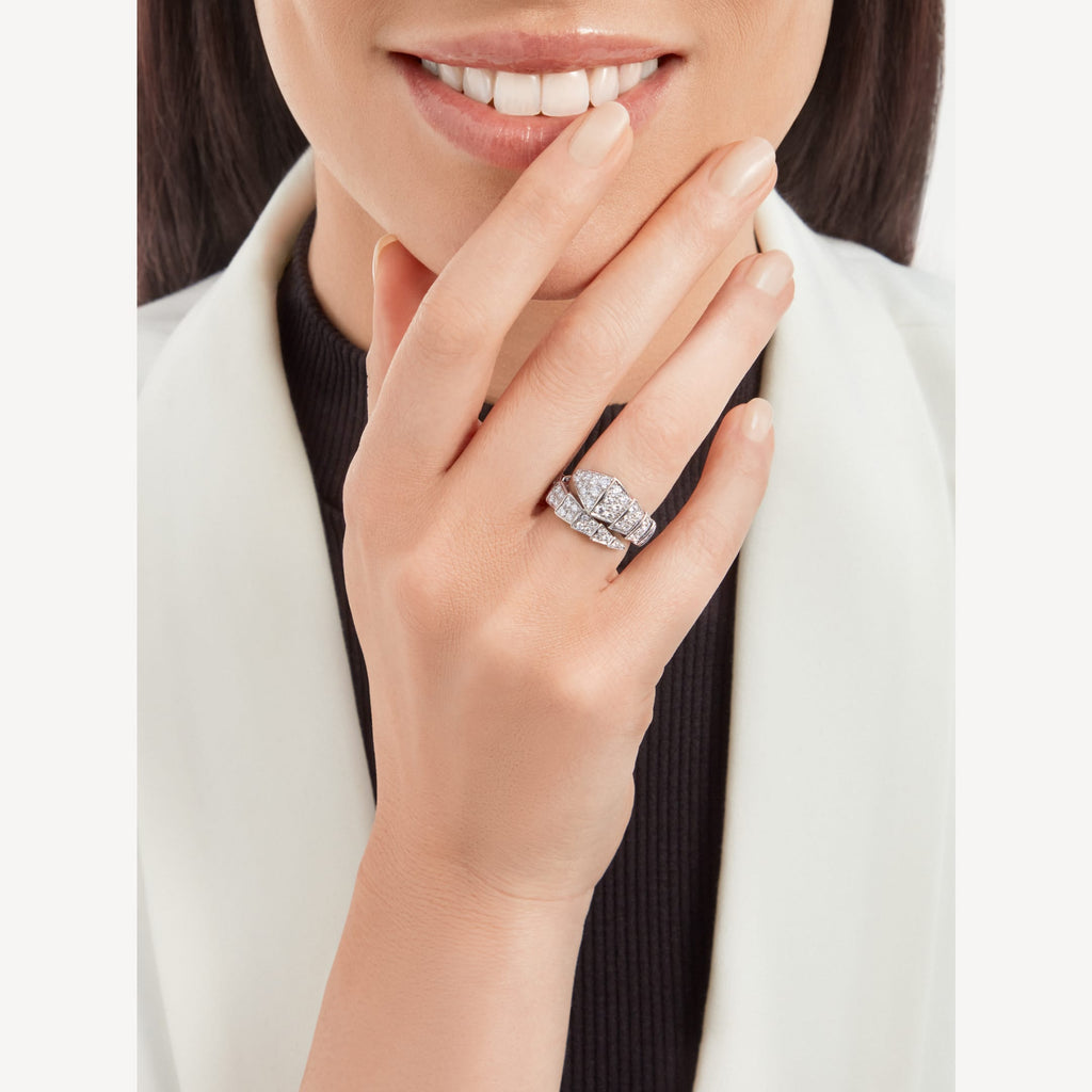 18K BVLGARI BV Serpenti Viper Ring