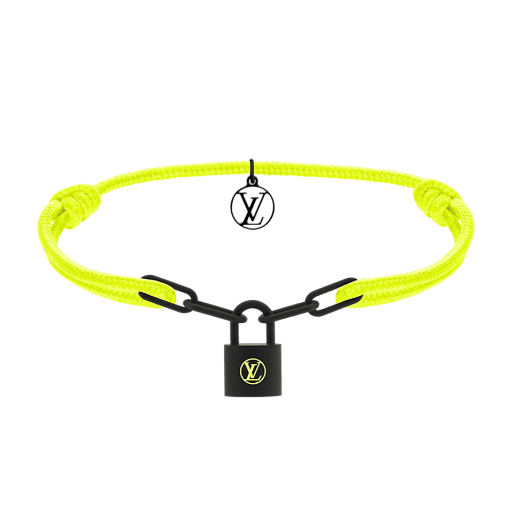 18K Louis Vuitton Silver Lockit Bracelet
