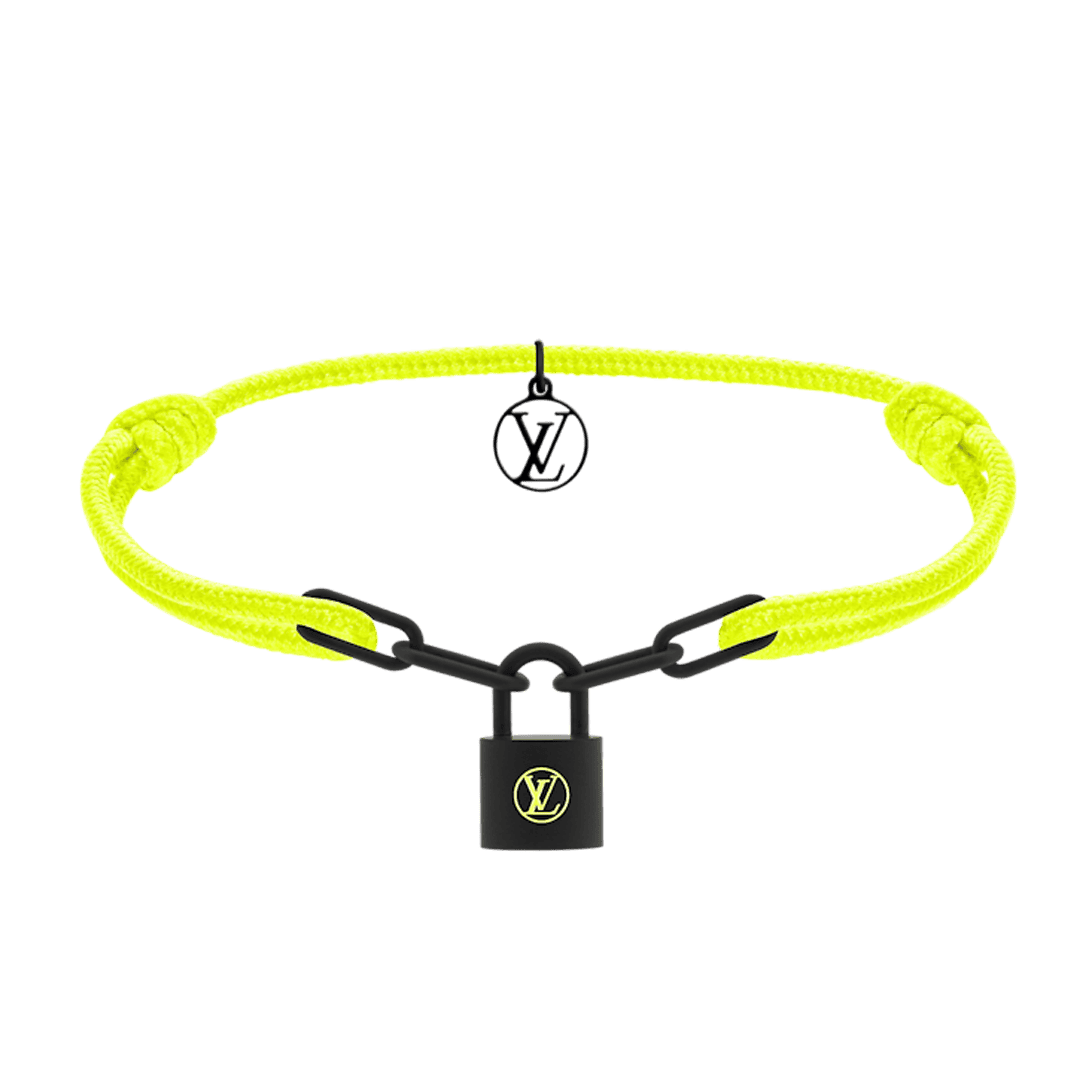 18K Louis Vuitton Silver Lockit Bracelet