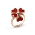 18K Van Cleef & Arpels Sweet Alhambra Effeuillage Ring