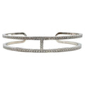 18K Ever Cuff Diamond Hermes Bracelet