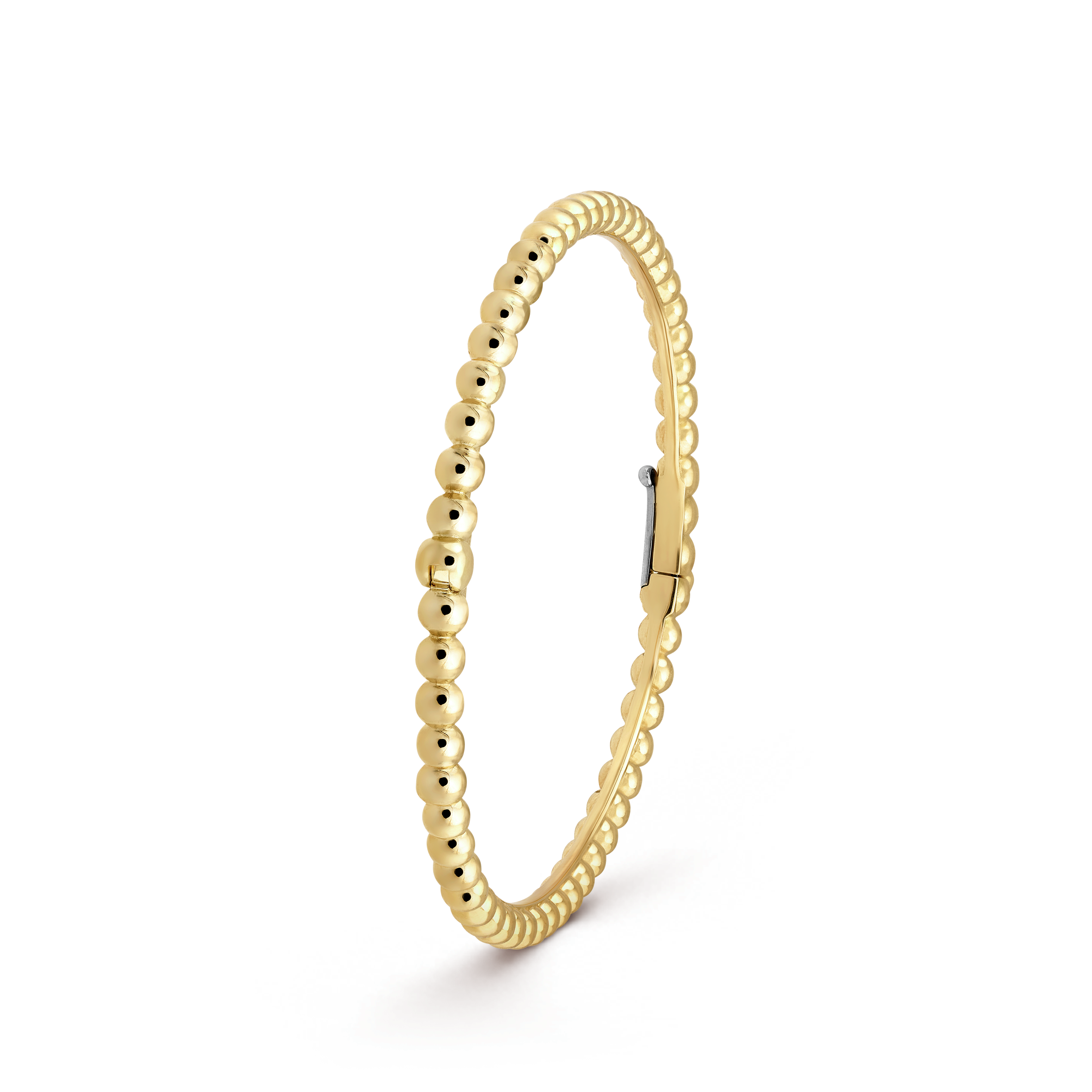 18K Van Cleef & Arpels Yellow Gold Perlee Pearls Bracelet