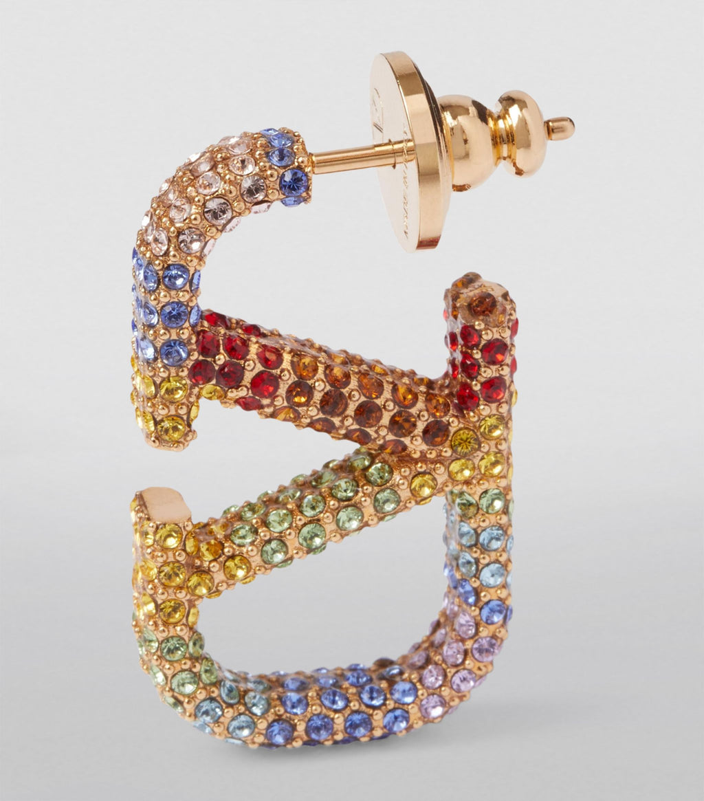 18K Valentino Garavani Vlogo Signature Earrings