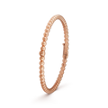 18K Van Cleef & Arpels Rose Gold Perlee Pearls Bracelet