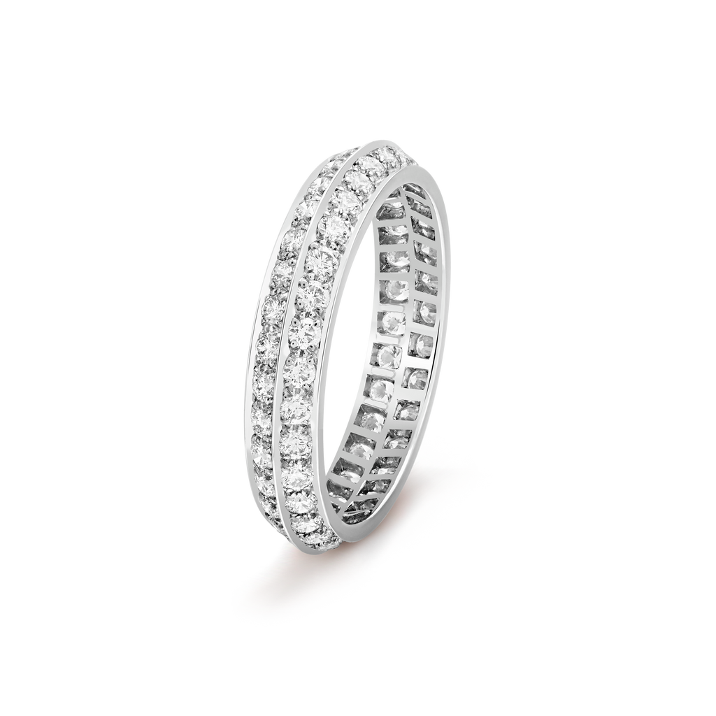18K Van Cleef & Arpels Couture Wedding Diamond Ring