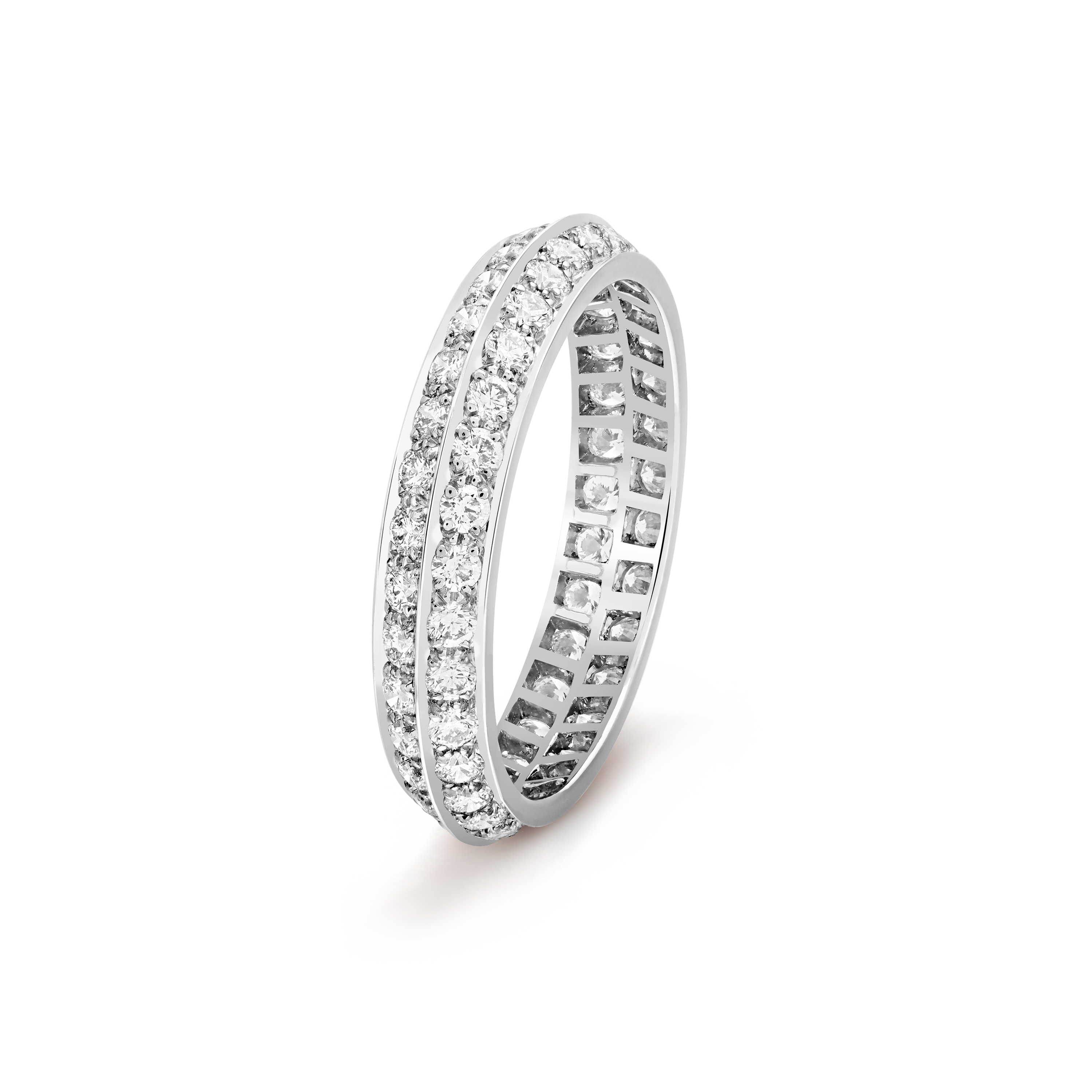 18K Van Cleef & Arpels Couture Wedding Diamond Ring