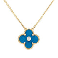 18K Van Cleef & Arpels Vintage Alhambra Agent Clover Necklace