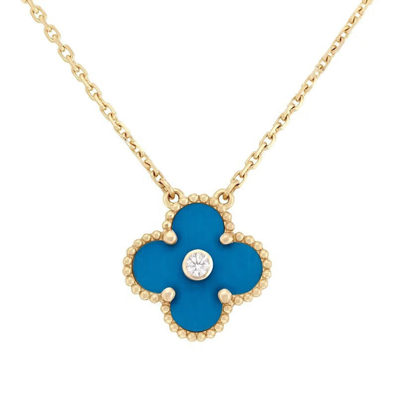 18K Van Cleef & Arpels Vintage Alhambra Agent Clover Necklace
