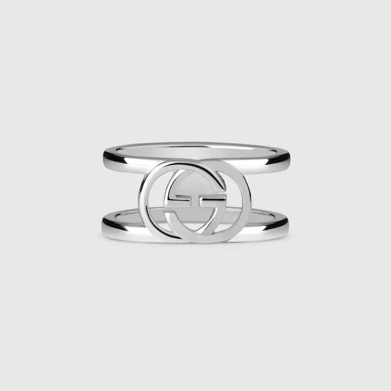 Gucci Interlocking G Wide Open Ring