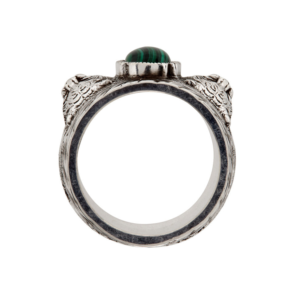 Gucci Feline Garden Green Ring