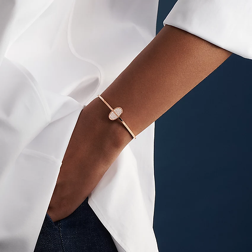 18K Chaine d'Ancre Verso Hermes Bracelet