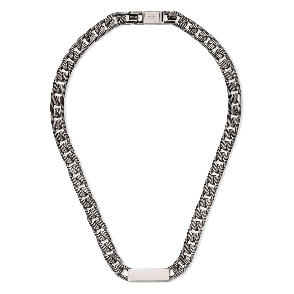 Gucci Logo Enamel Chain Necklace
