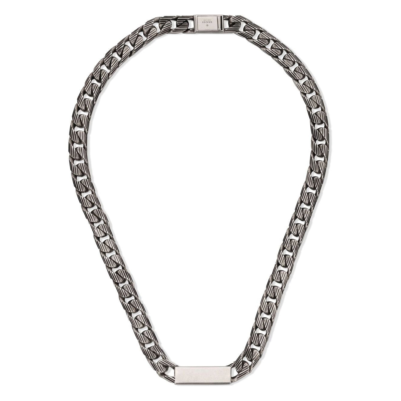 Gucci Logo Enamel Chain Necklace