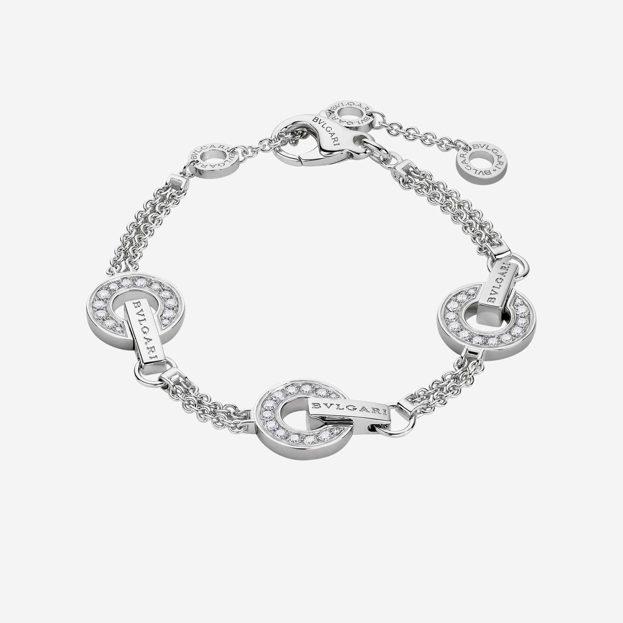 18K BVLGARI BV Openwork Bracelet