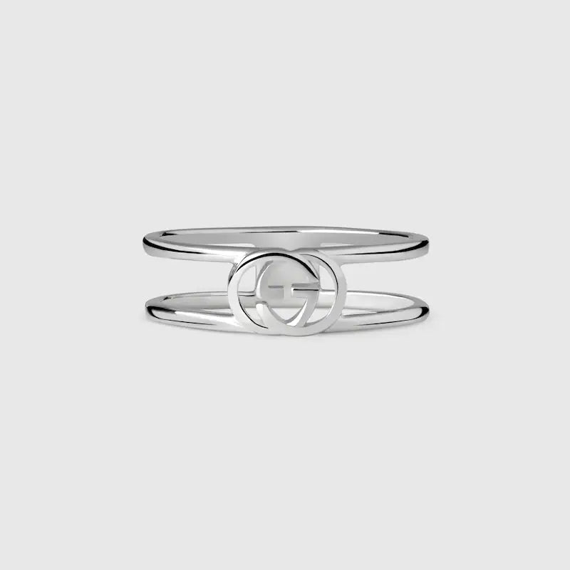 Gucci Interlocking G Thin Open Ring