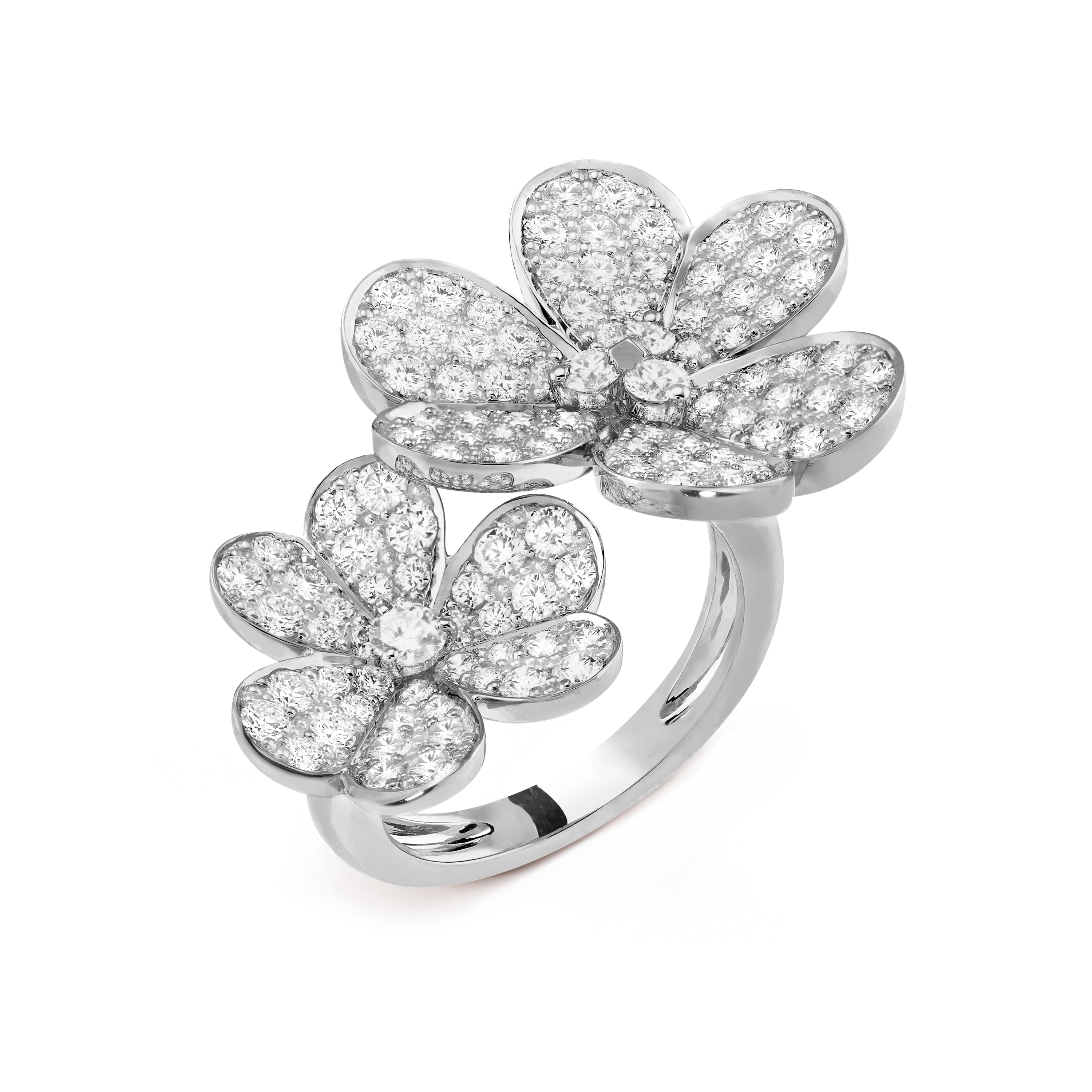 18K Van Cleef & Arpels Frivole Between the Finger Ring