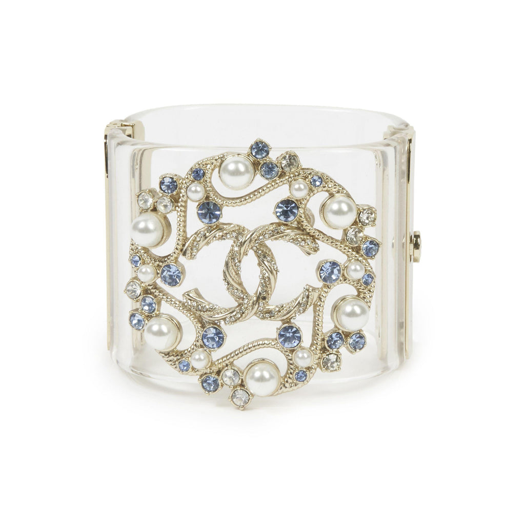 18K Chanel Transparent Cuff Bracelet