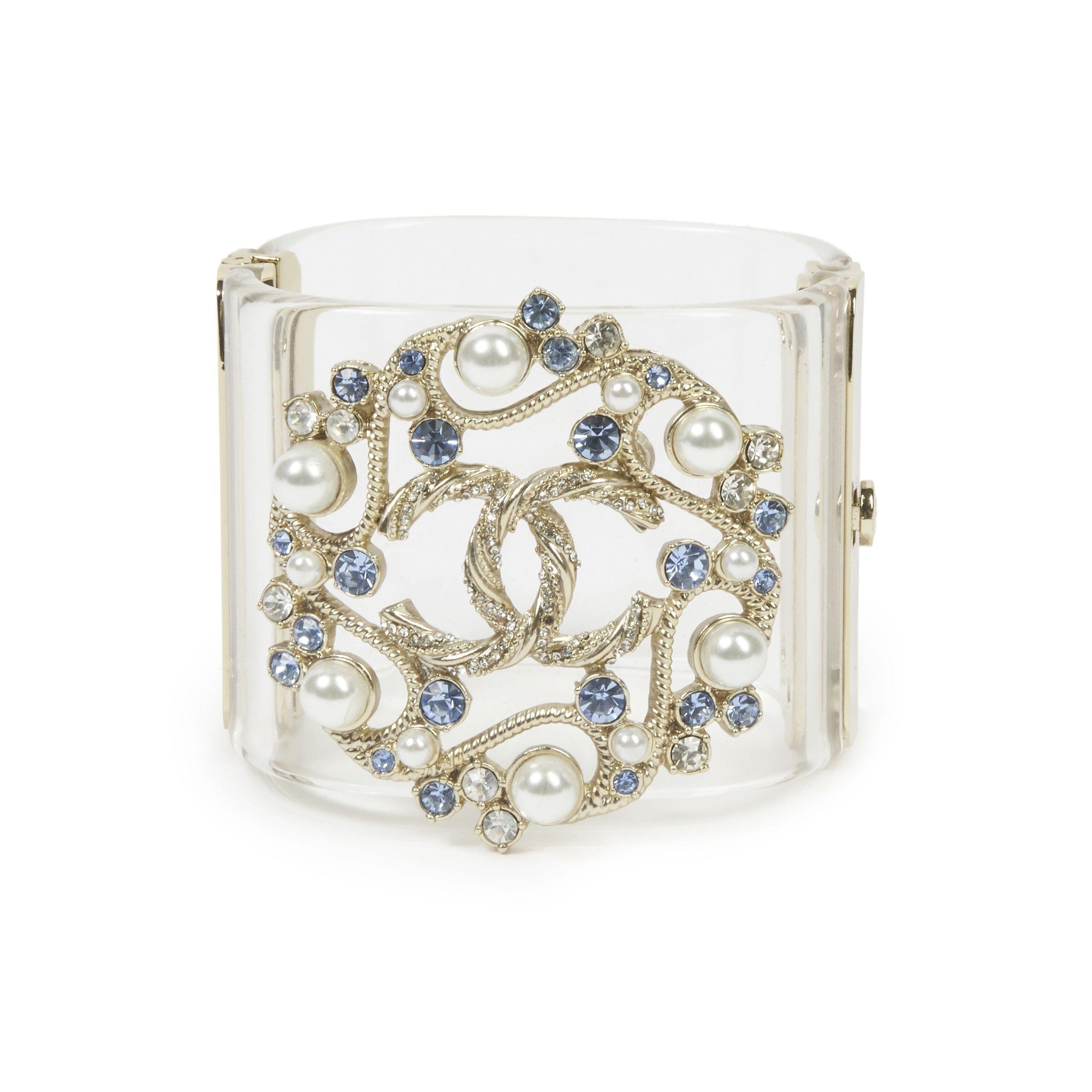 18K Chanel Transparent Cuff Bracelet