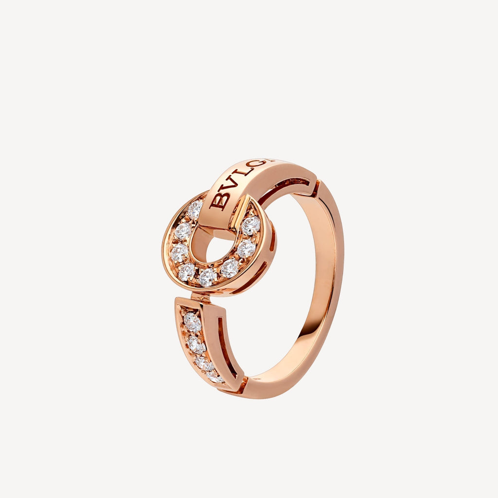 18K BVLGARI BV Diamond Ring
