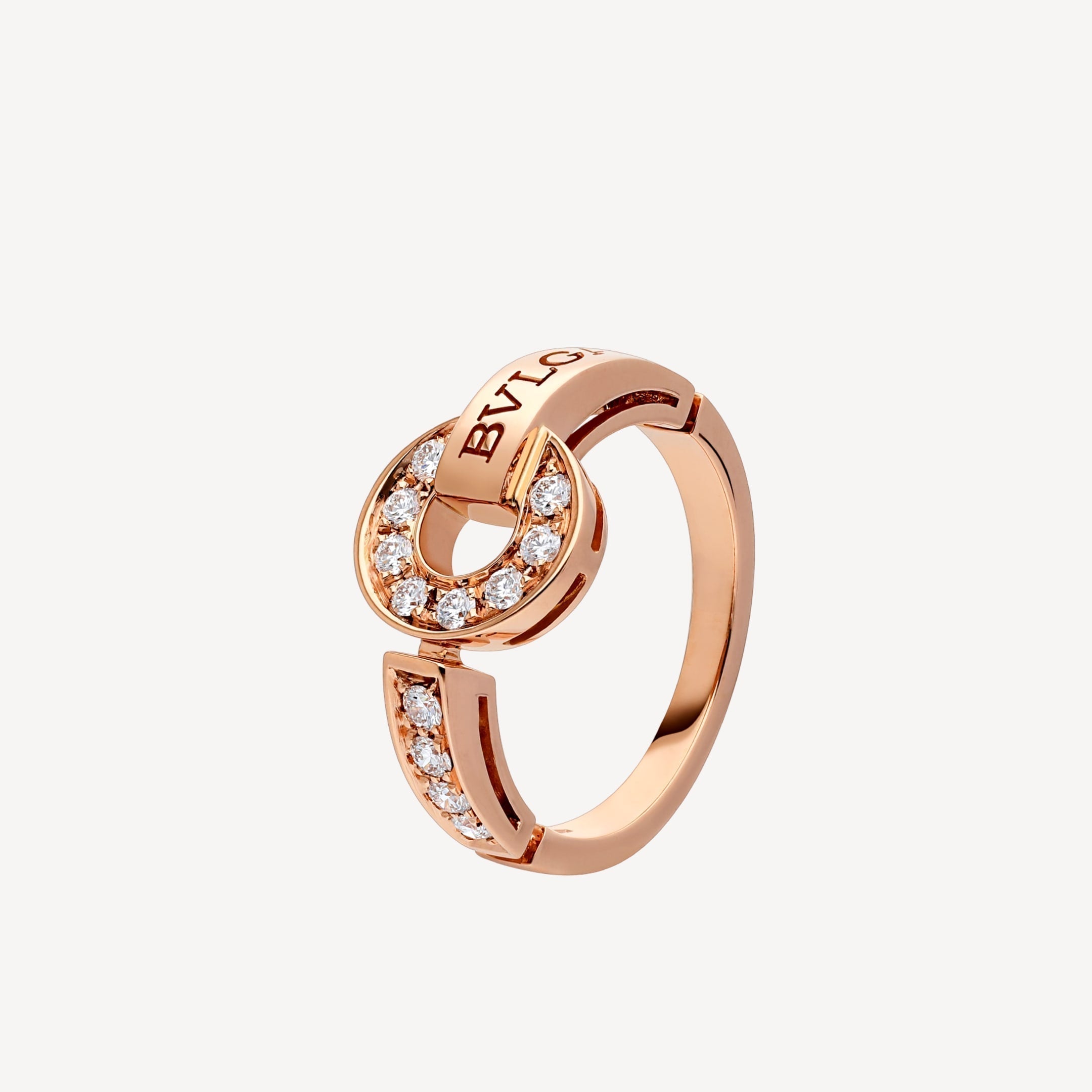 18K BVLGARI BV Diamond Ring