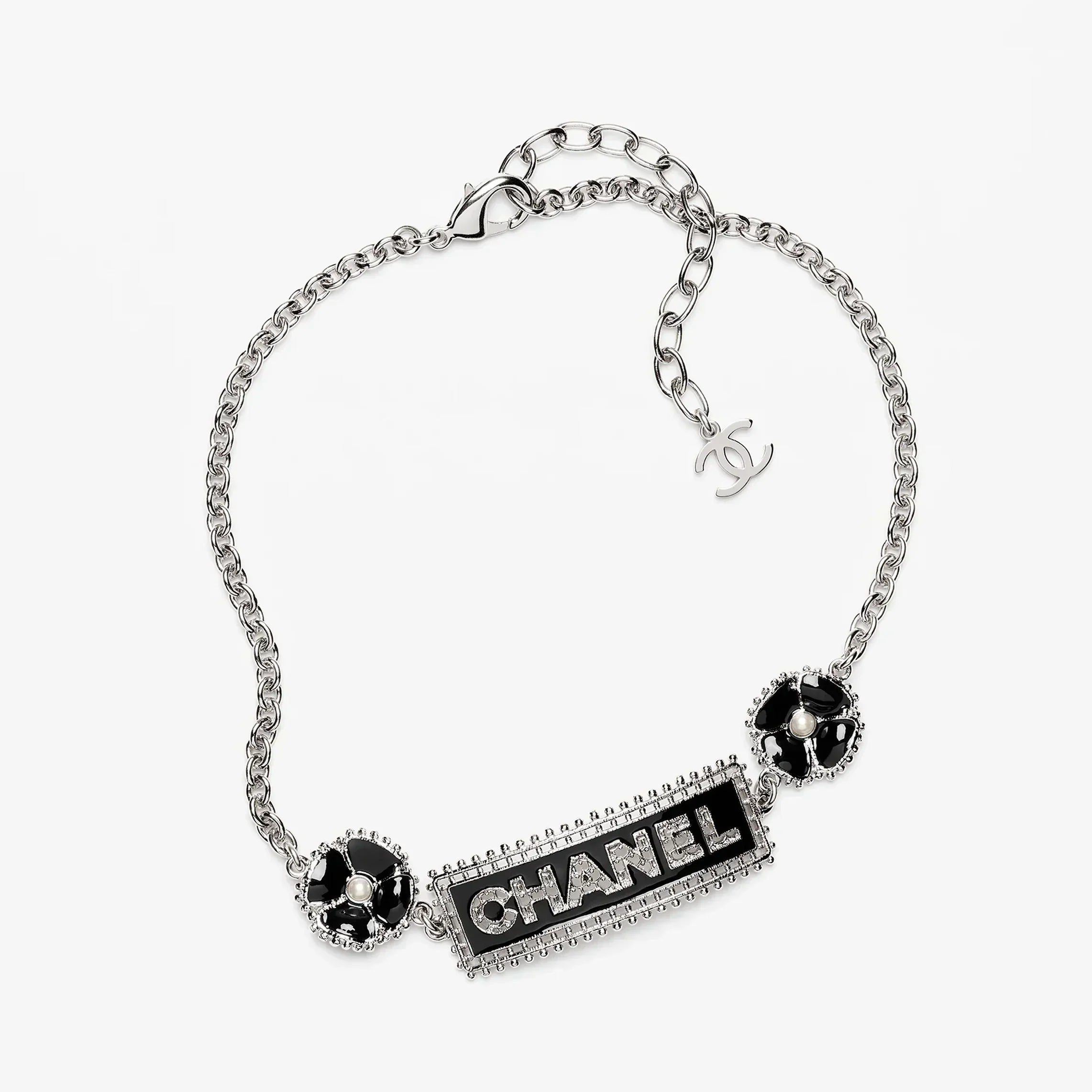 18K Chanel Resin Diamonds Necklace