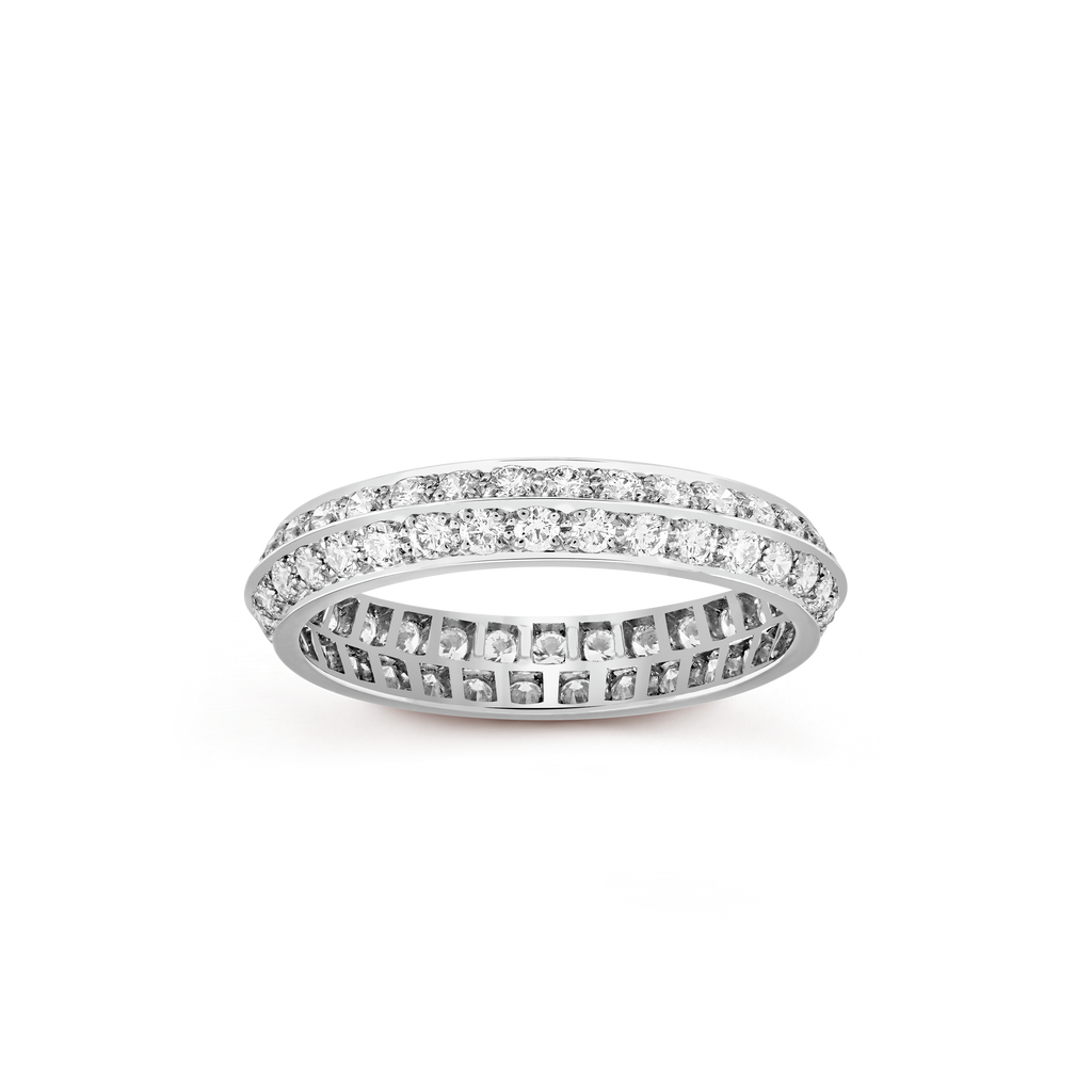 18K Van Cleef & Arpels Couture Wedding Diamond Ring