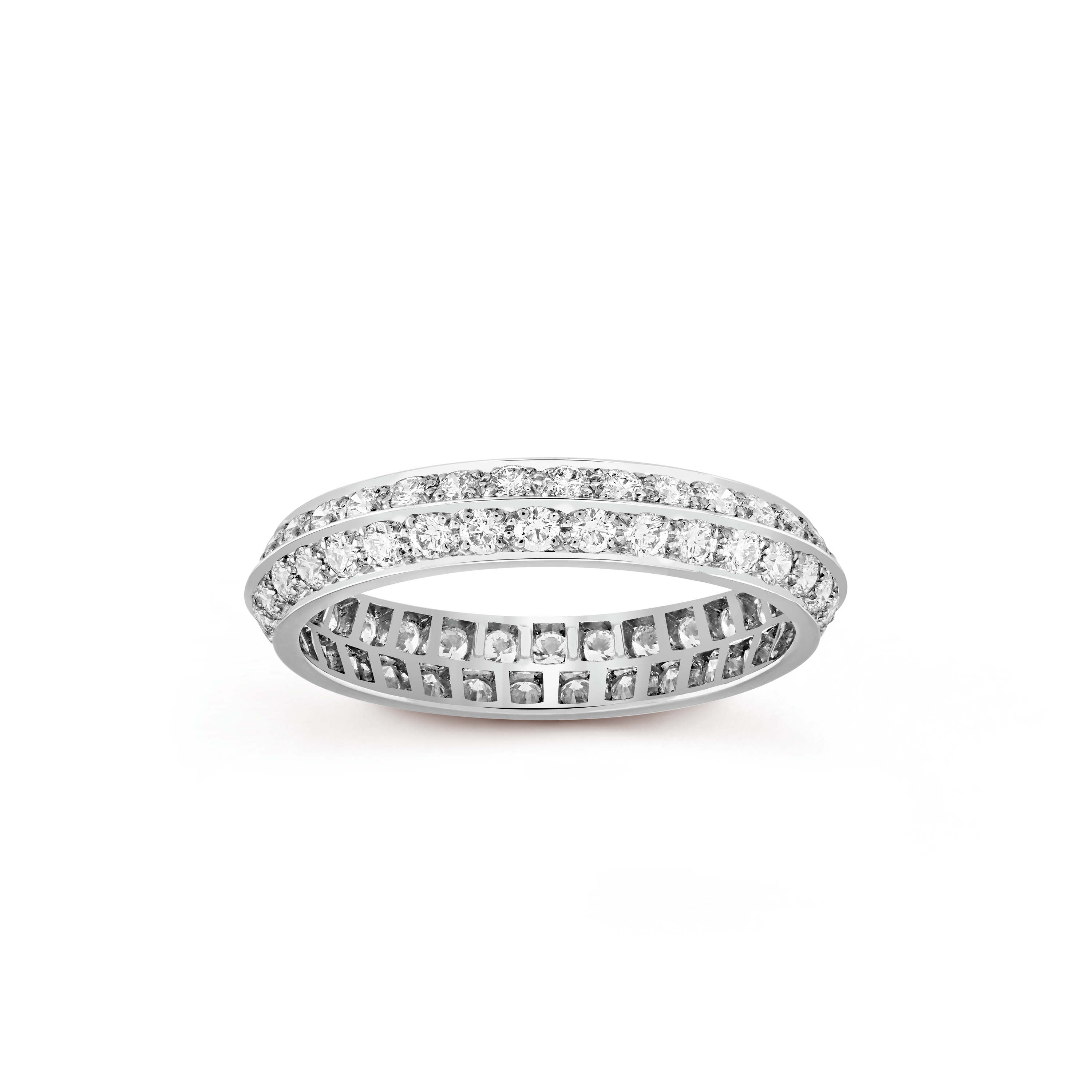 18K Van Cleef & Arpels Couture Wedding Diamond Ring