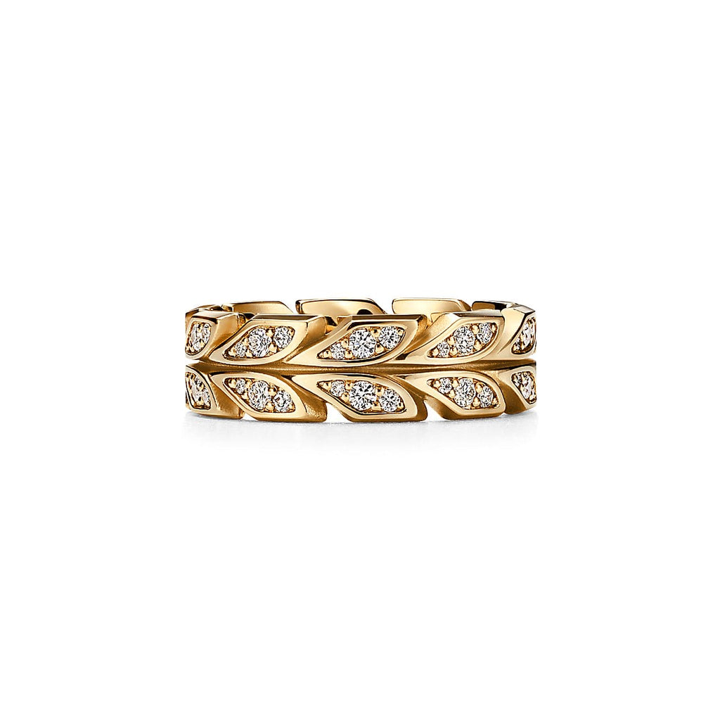 18K Tiffany Yellow Gold Victoria Vine Ring