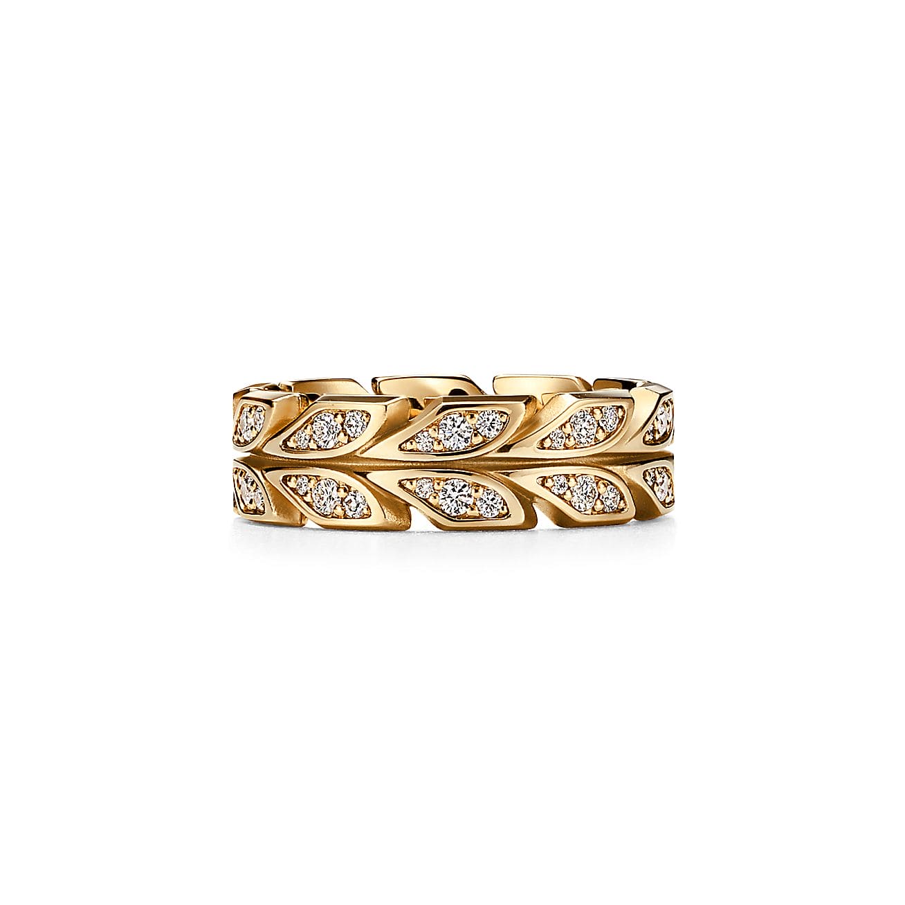 18K Tiffany Yellow Gold Victoria Vine Ring