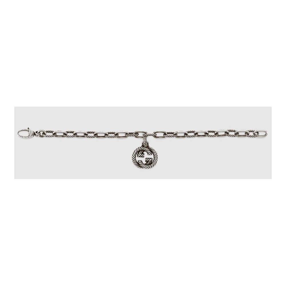 Gucci Striped Pendant Bracelet
