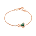 18K BVLGARI Divas' Dream Malachite Bracelet