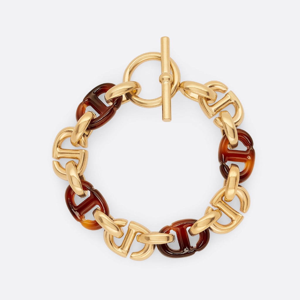 18K Dior Navy Resin Bracelet