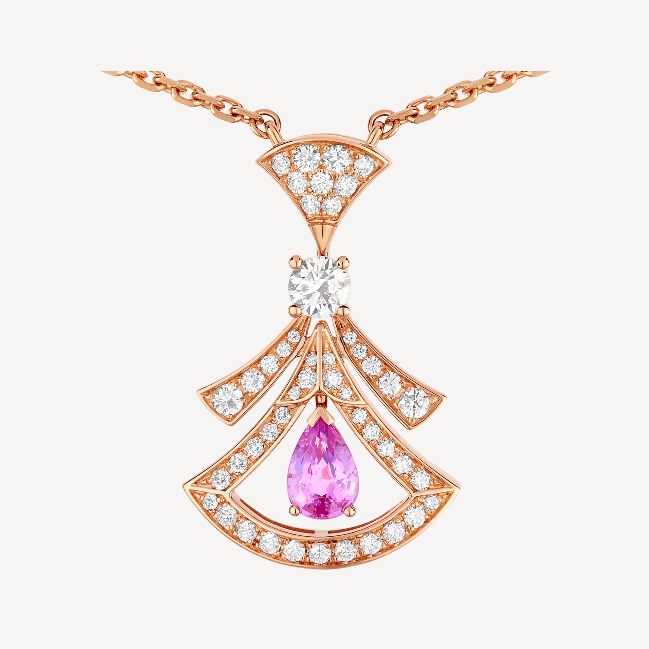 18K BVLGARI Divas' Dream Diamonds Necklace