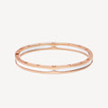 18K BVLGARI B.Zero1 White Ceramic Bracelet